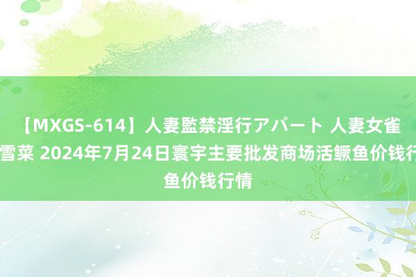 【MXGS-614】人妻監禁淫行アパート 人妻女雀士 雪菜 2024年7月24日寰宇主要批发商场活鳜鱼价钱行情