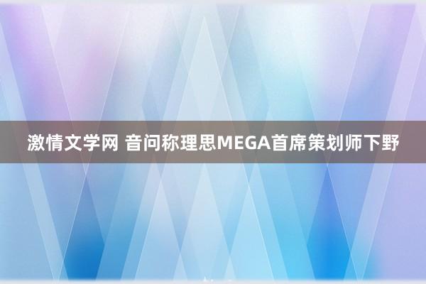 激情文学网 音问称理思MEGA首席策划师下野