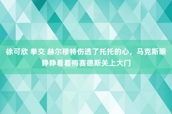 徐可欣 拳交 赫尔穆特伤透了托托的心，马克斯眼睁睁看着梅赛德斯关上大门